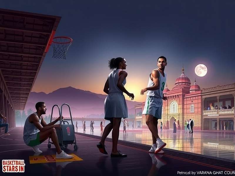 Basketball Stars IN - Upcoming Varanasi Court Concept art for Basketball Stars IN Varanasi Ghat Court update